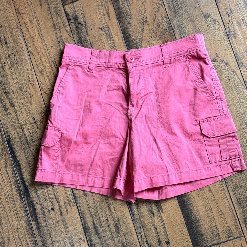 Lee Women's Vibrant Pink Cargo Shorts